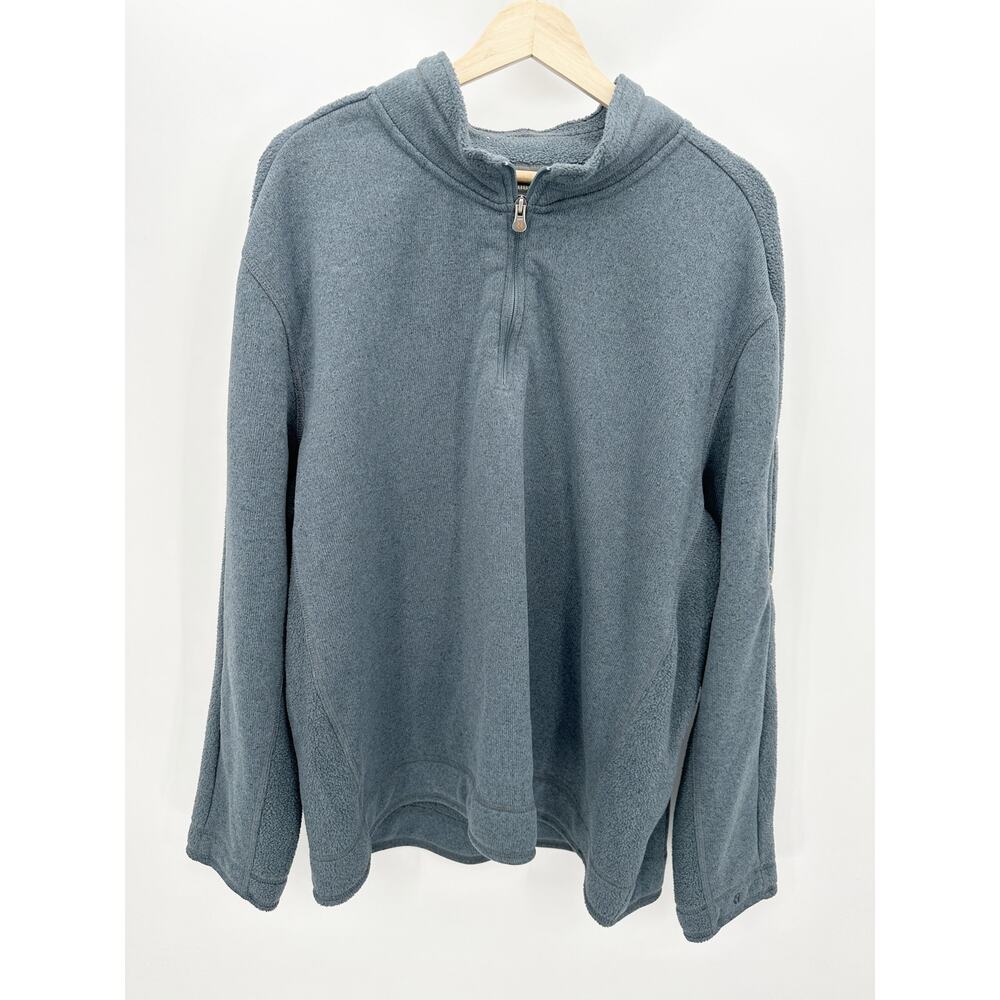 Royal‎ Robbins Blue Quarter Zip Fleece Lined Pullover Men's Size XX-Large XXL